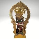 Brass Krishna Statue | Magnificent 32" Temple Idol | Handcrafted Pure Brass Divine Masterpiece | Sacred Temple Grade Art | Jaipurio