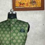 Artisan's Assemblage Nehru Jacket | Handcrafted Designer Collection | Traditional Craftsmanship | Artisanal Luxury Wear | Size XS-XXL | Jaipurio