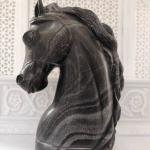 Vintage Marble Hand Carved Horse Statue - Intricate Sculpture | Jaipurio