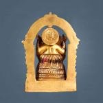 8" Pure Brass Framed Ganesha Idol | Sacred Art Frame | Divine Grace Statue