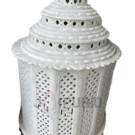 Best Quality White Marble Round Temple: Exquisite Home Mandir | Divine Decor, Spiritual Centerpiece