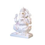 Ganesh Statue: Exquisite Marble Murti | Hand-Carved Spiritual Decor, Hindu God Idol | Remover of Obstacles | Buy Authentic Indian Art