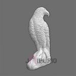 Eagle Wall Hanging Sculpture | 91.4 x 45.7 x 15.2 cm | 8 kg Fiberglass & Marble | Majestic Bird of Prey Art | Realistic Raptor Decor | Jaipurio