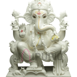 Ganesha Statue: Exquisite Hand-Carved Murti | Divine Decor, Spiritual Gift | Remover of Obstacles | Authentic Indian Art