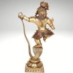 Dancing Krishna Brass Statue | Magnificent 3ft Temple Idol | Handcrafted Pure Brass Divine Dance | Sacred Masterpiece | Jaipurio