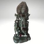 Green Soapstone Krishna Statue | Exquisite 2ft Temple Idol | Handcrafted Natural Stone Masterpiece | Sacred Art | Jaipurio