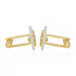 Blanc Gilded MOP Cufflinks | Mother of Pearl | Luxury Design | Jaipurio