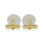 Blanc Gilded MOP Cufflinks | Mother of Pearl | Luxury Design | Jaipurio