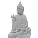 Lord Buddha Wall Hanging Sculpture | Serene 106.68 × 60.96 × 7.62 cm Fiberglass Art | Premium 4.2 kg Meditation Relief | Zen Decor