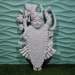 Shrinathji 3D Wall Sculpture | Premium 127 × 76.2 × 12.7 cm Fiberglass & Marble Powder Art | Sacred Temple Relief | Divine Decor