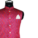 Zigzag Fusion Modi Jacket | Contemporary Pattern Design | Modern Indian Fashion | Designer Formal Wear | Bold Collection | Size XS-XXL | Jaipurio