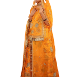 Yellow Chanderi Poshak Set (Unstitched) | Real Silver Work, Bamber Satin & Pure Georgette | Jaipurio Ethnic Wear