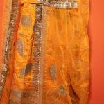 Yellow Chanderi Poshak Set (Unstitched) | Real Silver Work, Bamber Satin & Pure Georgette | Jaipurio Ethnic Wear