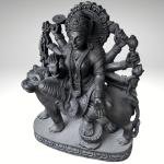 2ft Hand Carved Black Stone Maa Durga Idol | Jaipurio