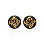 Diwan Cufflinks - Moorish-Inspired Design | Intricate Enamelling & Miniature Painting | Jaipurio