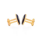 Blue Mallard Brass Cufflink | Moorish-Inspired Accessories | Jaipurio