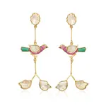 Chidhiya Earrings | Jaipurio Curates Holiday Collection | Festive Elegance