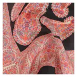 Black Paisley Pocket Square | Pure Silk | Luxury Design | Jaipurio