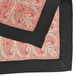 Black Paisley Pocket Square | Pure Silk | Luxury Design | Jaipurio