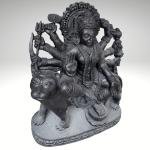 2ft Hand Carved Black Stone Maa Durga Idol | Jaipurio