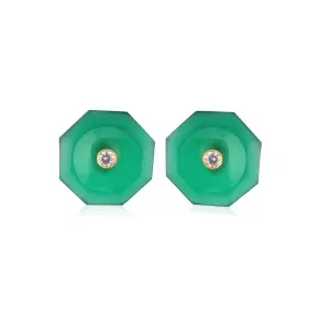 Green Onyx Cufflinks | Handcrafted Luxury | Heritage Accessories | Jaipurio