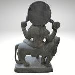 3ft Hand Carved Black Stone Maa Durga Murti For Home | Jaipurio