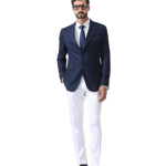 Summit Series Bespoke Blue Travel Tuxedo Jacket - Tailored Elegance in Sizes S to XL | Jaipurio