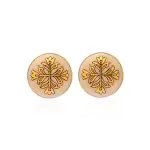 Diwan Cufflinks - Moorish-Inspired Design | Intricate Enamelling & Miniature Painting | Jaipurio
