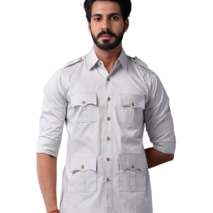 Forest Green Hunt Style Cotton Shirt - Premium Outdoor Style | Jaipurio