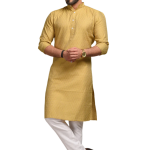 Golden Booti Pattern Royal Embroidered Kurta for Men | Festive Ethnic Wear