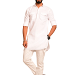 White Colour Hunting Kurta Pajama for Men | Outdoor Adventure Wear