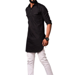 Black Colour Hunting Kurta Pajama for Men | Outdoor Adventure Wear