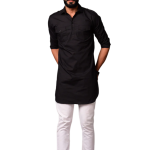 Black Colour Hunting Kurta Pajama for Men | Outdoor Adventure Wear