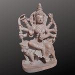 Durga Mata Soapstone Statue | Beautiful 12" Home Murti | Handcrafted Natural Stone Art | Sacred Mother Grace | Jaipurio