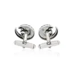 Pangolin Cufflinks | Meticulously Engraved Sterling Silver | Jaipurio