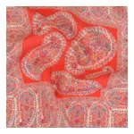 Red Paisley Pocket Square | Pure Silk | Luxury Design | Jaipurio