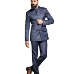 Grey Wool Bandhgala Suit (S-XL) | Premium Winter Formal Wear | Luxury Woollen Menswear by Jaipurio