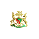 Bhati Monogram Dual-Color Cufflinks in Red & Green | Premium Heritage Design, Noble Craftsmanship | Luxury Traditional Accessories | Classic Gift Choice