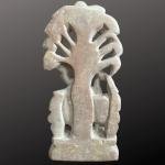 Hand-Carved Pink Stone Krishna Statue | 1 Ft Spiritual Sculpture | Traditional Indian Artistry