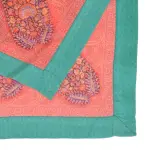 Turquoise Paisley Pocket Square - Exquisite Craftsmanship | Jaipurio