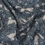 Blue Fox Pocket Square | Pure Silk | Luxury Design | Jaipurio