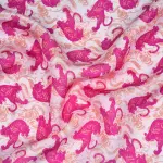 Pink Tiger Pocket Square | Pure Silk | Luxury Design | Jaipurio