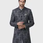 The Paisley Damask Achkan (S-XL) | Luxury Pattern Collection | Premium Traditional Wear by Jaipurio