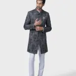 The Paisley Damask Achkan (S-XL) | Luxury Pattern Collection | Premium Traditional Wear by Jaipurio