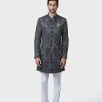 The Paisley Damask Achkan (S-XL) | Luxury Pattern Collection | Premium Traditional Wear by Jaipurio