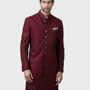 The Jamewar Butti Achkan (S-XL) | Traditional Kashmiri Heritage | Premium Butti Collection by Jaipurio