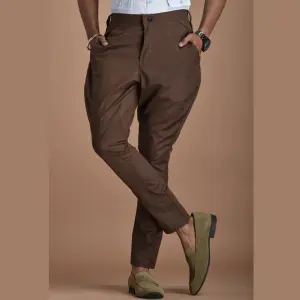 Classic Cocoa Brown Jodhpuri Breeches | Premium Cotton Riding Pants | Traditional Indian Equestrian Style | Comfortable Belt Closure | Being Brothers