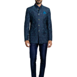 Jaal Bandhgala Suit (S-XL) | Traditional Pattern Design | Premium Indian Formal Wear by Jaipurio