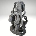 Durga Mata Black Stone Statue | Sacred 18" Temple Murti | Handcrafted Traditional Masterpiece | Divine Mother Art | Jaipurio