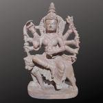 Durga Mata Soapstone Statue | Beautiful 12" Home Murti | Handcrafted Natural Stone Art | Sacred Mother Grace | Jaipurio